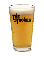 The Strokes - Rock and Roll - 16oz Pint Beer Glass Pub Barware Seltzer Cocktail picture