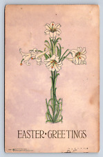 Vintage Postcard Easter Greetings 1917 picture
