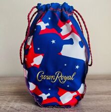 Rare Limited Crown Royal Red White & Blue Camouflage Bag 750 ML 9