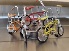  Schwinn stingray Krate Select Series Diecast Bikes X3 Nos Orange Apple Lemon picture