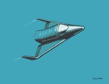 NASA 1960 Concept Art X-20 DYNA SOAR Re-Entry Vehicle  Limited Edition Fine Art  picture