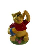 Vintage Disney Winnie The Pooh Ceramic Bank 8” Enesco Group Inc Cap Bottom Honey picture