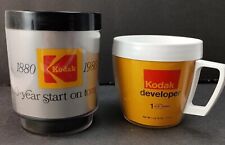 VTG Kodak Film Thermo Serv Insulated Mug Cups Rochester NY Flower Flour City   picture