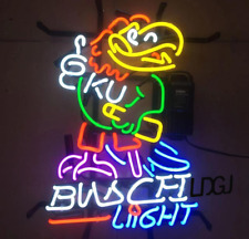 Kansas Jayhawks Beer Neon Sign 24