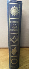 1855 THE REVELATIONS of a SQUARE-MASONIC-1st Ed-1855-G. OLIVER-VERY RARE-London picture