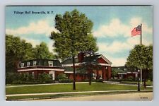 Bronxville NY-New York, Village Hall, Antique, Vintage c1955 Souvenir Postcard picture
