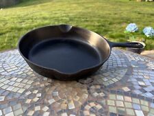 Vintage Griswold Cast Iron No. 8 Small Block Logo Skillet 704 A Erie, PA picture