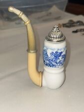 Vintage Avon Dutch Pipe Decanter Tai Winds Cologne 2 oz (empty) Milk Glass picture