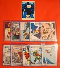 1966 Donruss Marvel Iron Man Complete RC Subset (Lot Of 11) #12-22 picture