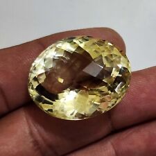 Amazing Yellow Citrine Quartz Faceted Oval Shape 75.15 Crt Loose Gemstone picture