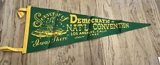 Orig 1960 Los Angeles Democratic Convention JF Kennedy Felt Flag Pennant, Ticket picture
