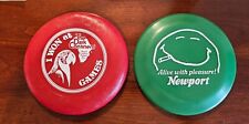 2 Vintage Frisbee Golf BUSCH GARDENS TAMPA, FLORIDA  and NEWPORT CIGARETTES  picture