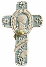 1995 Precious Moments My Christening Day Ceramic Cross picture