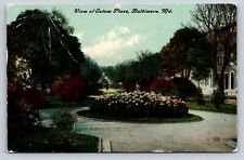 Eutaw Place Baltimore Maryland 1911 Postcard picture