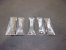 5 VINTAGE COFFIN GLASS CRYSTAL DROPS BOX #3 picture