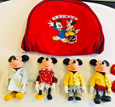 Disney Fashion Club Set Mickey Mouse and Minni Mouse 4 Pcs  with Clothes and Bag picture