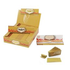 Moon 25 Packs Unbleached Rolling Paper King Size Slim 108mm + Unbleached Tips picture