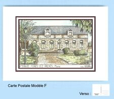 CP F 59632 POSTCARD DRAWING 2 nets brown 59 FLINES LEZ RAKES picture