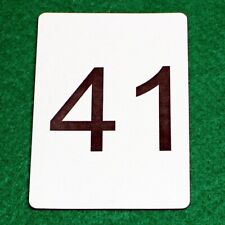Number 41, Red Bicycle Gaff Playing Card, Custom Printed picture