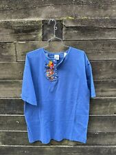 DISNEY Store EMBROIDERED winnie the pooh Buttom shirt size XL picture