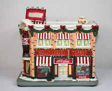 Hawthorne Village Coca Cola Holiday Collection ~ Holly Leaves Market picture