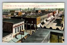 Pine Bluff AR-Arkansas, Looking East West Second Avenue Vintage c1910 Postcard picture