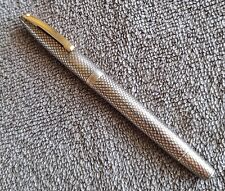 Sheaffer Imperial Diamond Sterling Silver Touchdown Fountain Pen 14K picture