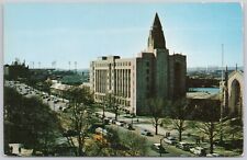 Boston University, Massachusetts Vintage Postcard, Campus picture