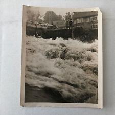 Vintage Press Photo Photograph Flood Disaster Near Exeter River UK London 1933 picture