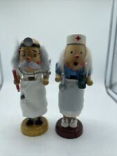 vintage dr doctor nurse nutcracker lot Christmas picture