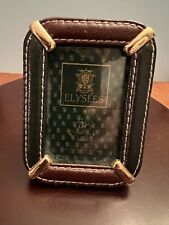 Elysees Small Leather Picture Frame 2” X 3” picture