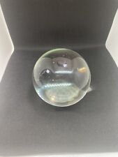Large Vintage Crystal Sphere Paper Weight picture
