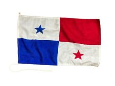 Vintage Panama Stitched Flag Sewn picture