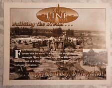 RARE JULY 1998 DISNEYLAND LINE CAST NEWSLETTER 43RD ANNIVERSARY REVIEW picture