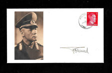 Erwin Rommel Collector's Envelope with genuine 1941 Hitler Postage Stamp *A587 picture