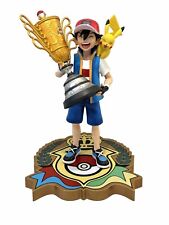 26cm Pokemon Pikachu and Ash Winning Champions Statue Model Figure Collectibles picture