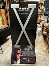 1992 Warner Brothers Malcom X Denzel Washington Movie Display Standee AA picture