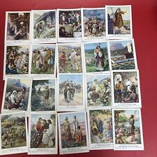 Set Of 68 1932 Sunday School Vintage Bible Cards picture
