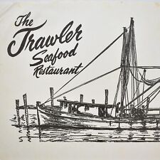 1960s The Trawler Restaurant Oyster Bar Placemat Mount Pleasant South Carolina picture