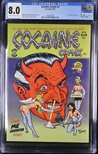 Cocaine Comix #3 CGC 8.0 Rare High Grade Classic Devil Cover Last Gasp Comics picture