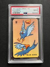 PSA 8 1951 Castell Bros. Cinderella BLUE BIRDS #2 Disney Card Lorcana Vintage picture