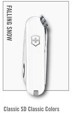 NEW Victorinox Knife Swiss Army 58mm Knife  CLASSIC FALLING SNOW 0.6223.7G picture