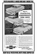 11x17 POSTER - 1953 Chevy Three Great Series picture