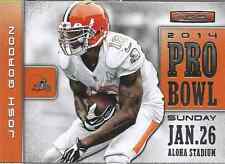 Josh Gordon 2014 Panini Rookies & Stars 2014 Pro Bowl insert card picture