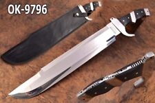 Custom Handmade Carbon Steel Blade Predator Knife| Hunting Knife Camping picture