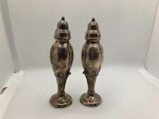 Vintage Oneida Silverplate Salt and Pepper Shakers - Pattern 45 picture