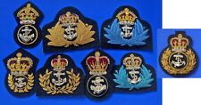 A Selection of Royal Navy Officer's Bullion Cap Badges  [RoyNav] picture