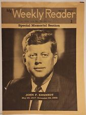 Vintage JOHN F KENNEDY Assassination My Weekly Reader Dec 1963 picture