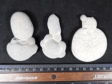 Lot of THREE Repaired Fairy Stones From Quebec Canada 96.2gr picture