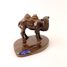 Vintage Carved Opal Camel Figurine GDCI DZB 1782 cts 4